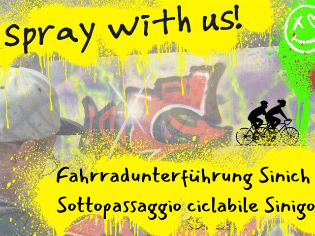 Flyer Bezirksgemeinschaft Burggrafenamt Spry with us